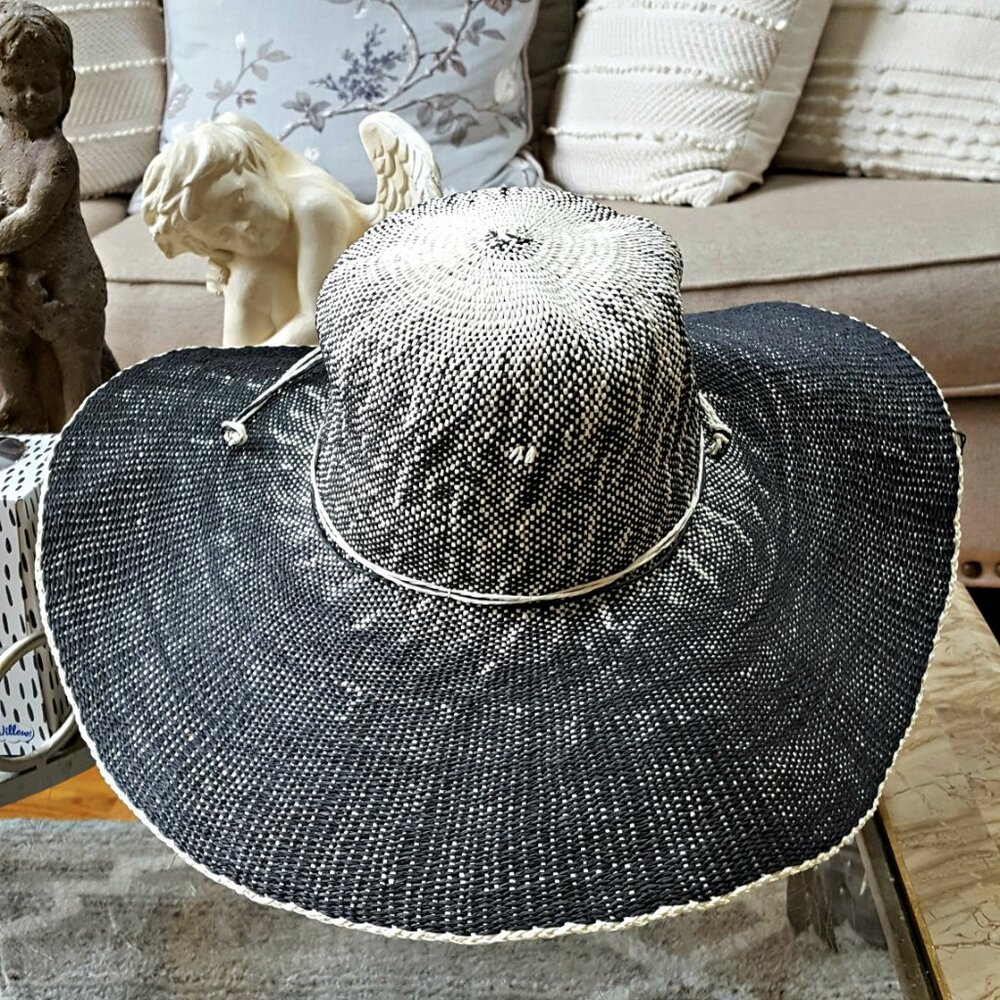 NWOT! BOHO Quagga GREEN LABEL Sun GARDEN HAT - Picture 4 of 5